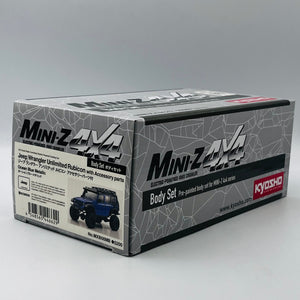Kyosho Mini-z 4X4 Jeep Wrangler Rubicon Ocean Blue Metallic MXB08MB