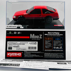 Kyosho Mini-z Body ASC MA020 Toyota LEVIN AE86 Red/Black MZP473RBK