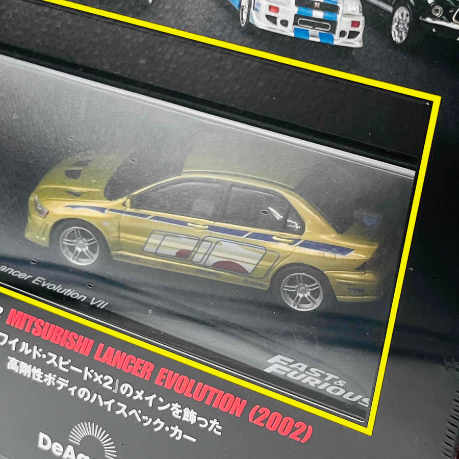 De Agostini MITSUBISHI LANCER EVOLUTION(2002)1/43 Fast & Furious Car Collection No12