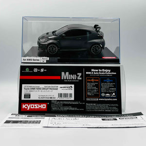 Kyosho Mini-z Body ASC Toyota GRMN YARIS CIRCUIT PAC Gun Metallic MZP470GM