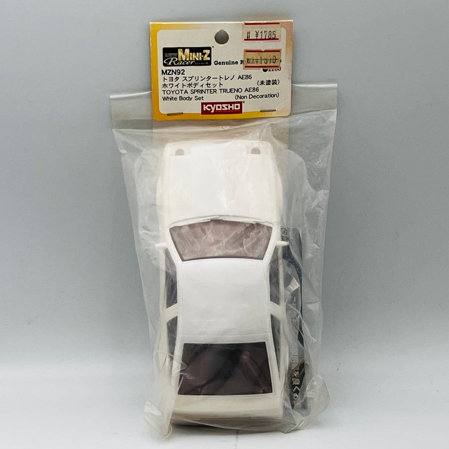 Kyosho Mini-z Racer White Body Set Toyota SPRINTER TRUENO AE86 MZN92