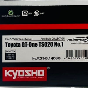 Kyosho Mini-z Body ASC MR-03W-LM Toyota GT-One TS020 No.1 MZP346L1
