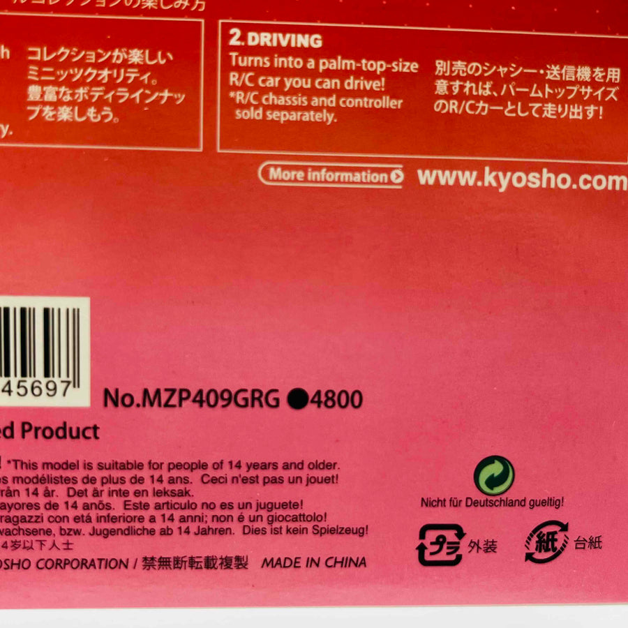 KYOSHO MINI-Z ASC MA-010&015 GRG LANCER EVOLUTION X MZP409GRG