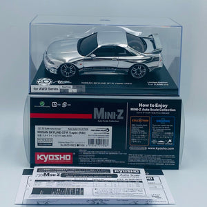Kyosho Mini-z Body ASC NISSAN SKYLINE GT-R V-Spec(R33) Chrome Limited MZP438CS