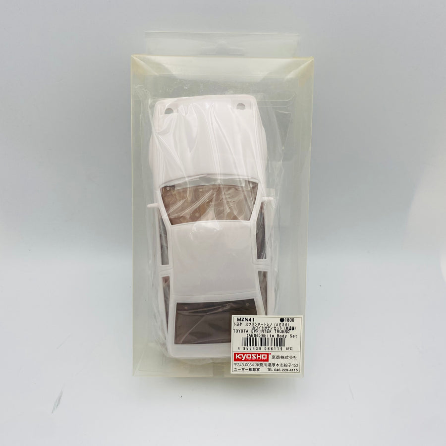 Kyosho Mini-z White Body Set TOYOTA Sprinter Trueno(AE86) MZN41