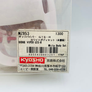 Kyosho Mini-z White Body Set Dodge Viper GTS-R MZB53