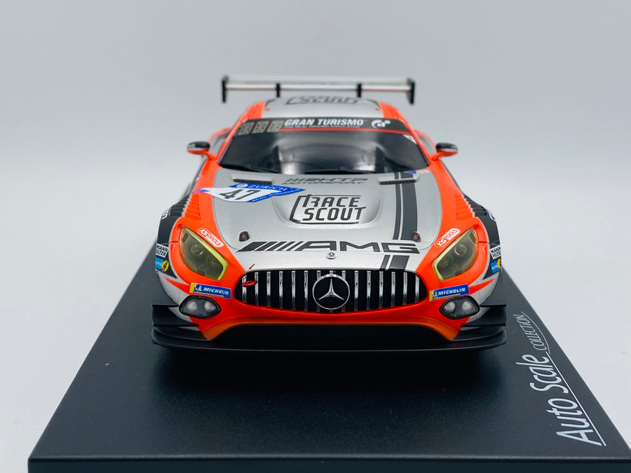 Kyosho Mini-z Body ASC Mercedes AMG GT3 No.47 24H Nurburgring 2018 MZP241FRS