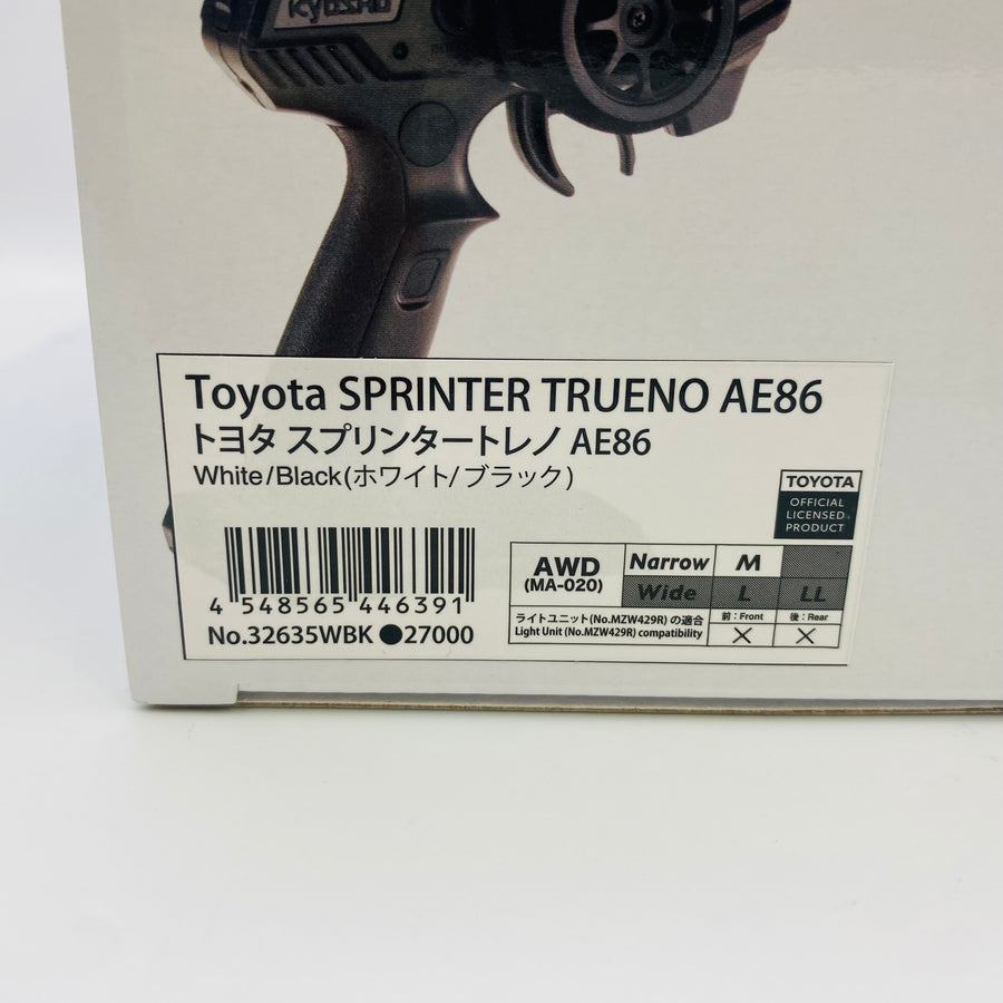 Kyosho Mini-z Ready Set Toyota SPRINTER TRUENO AE86 32635WBK