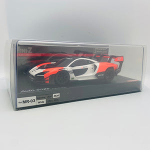 Kyosho Mini-z Body ASC McLaren Senna GTR White/Red MZP243WR