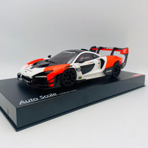 Kyosho Mini-z Body ASC McLaren Senna GTR White/Red MZP243WR