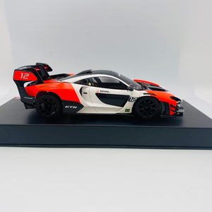 Kyosho Mini-z Body ASC McLaren Senna GTR White/Red MZP243WR