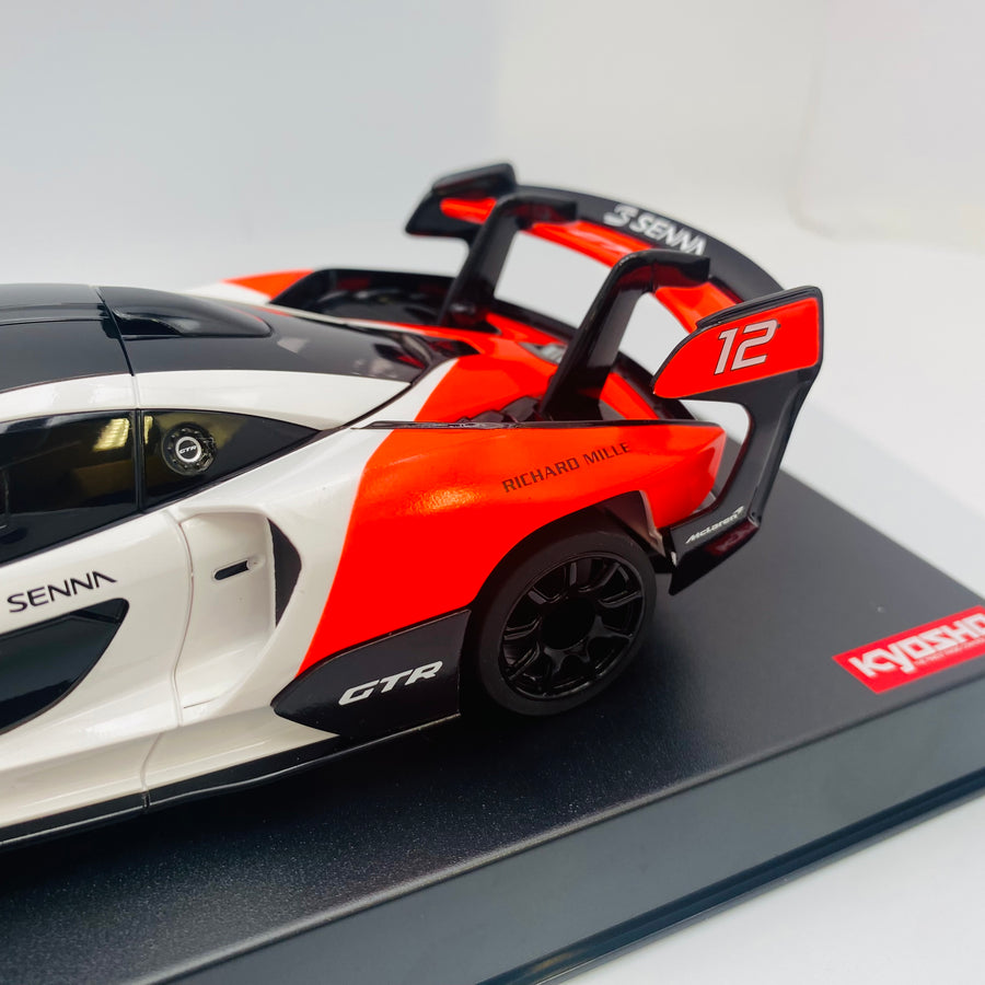 Kyosho Mini-z Body ASC McLaren Senna GTR White/Red MZP243WR