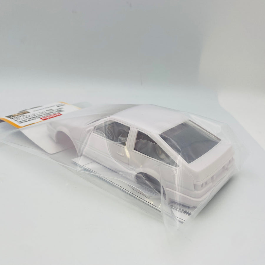 Kyosho Mini-z White Body Set Toyota SPRINTER TRUENO AE86 (With Rim) MZN214