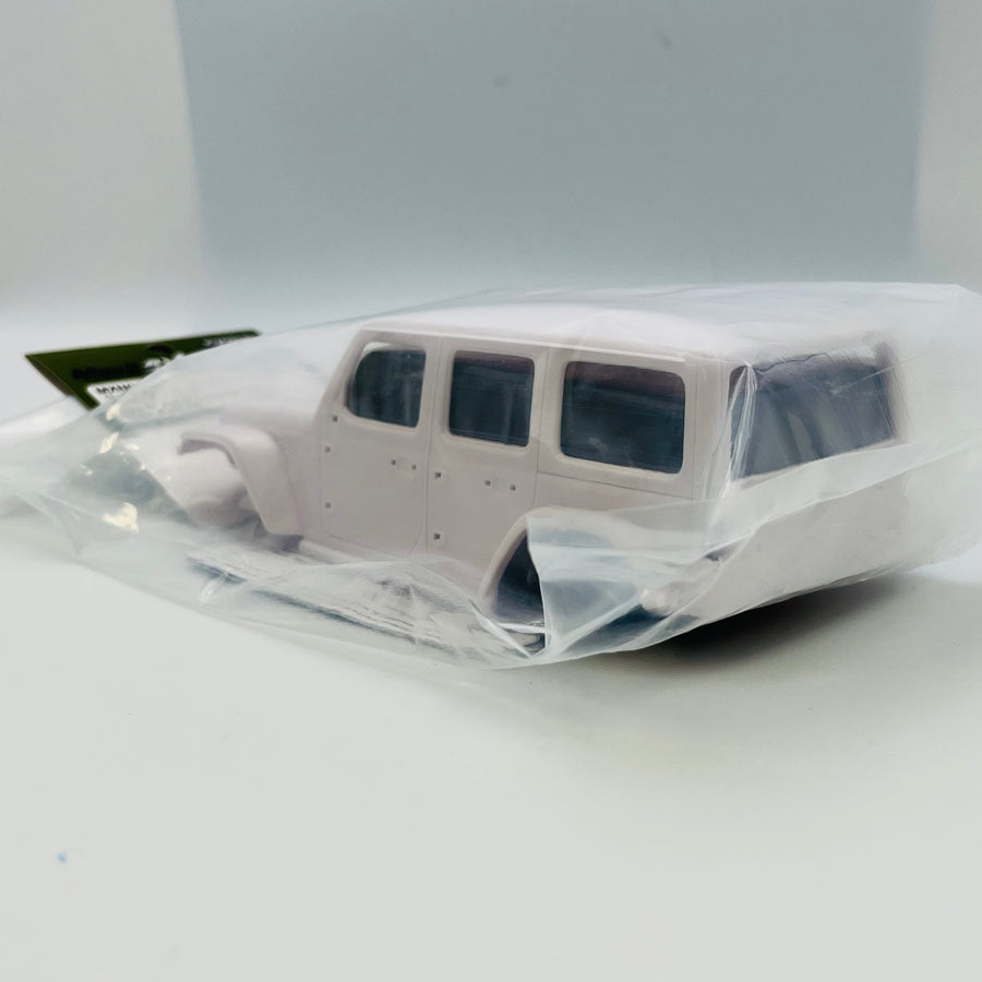 Kyosho Mini-z White Body Set Jeep Wrangler Unlimited Rubicon MXN01