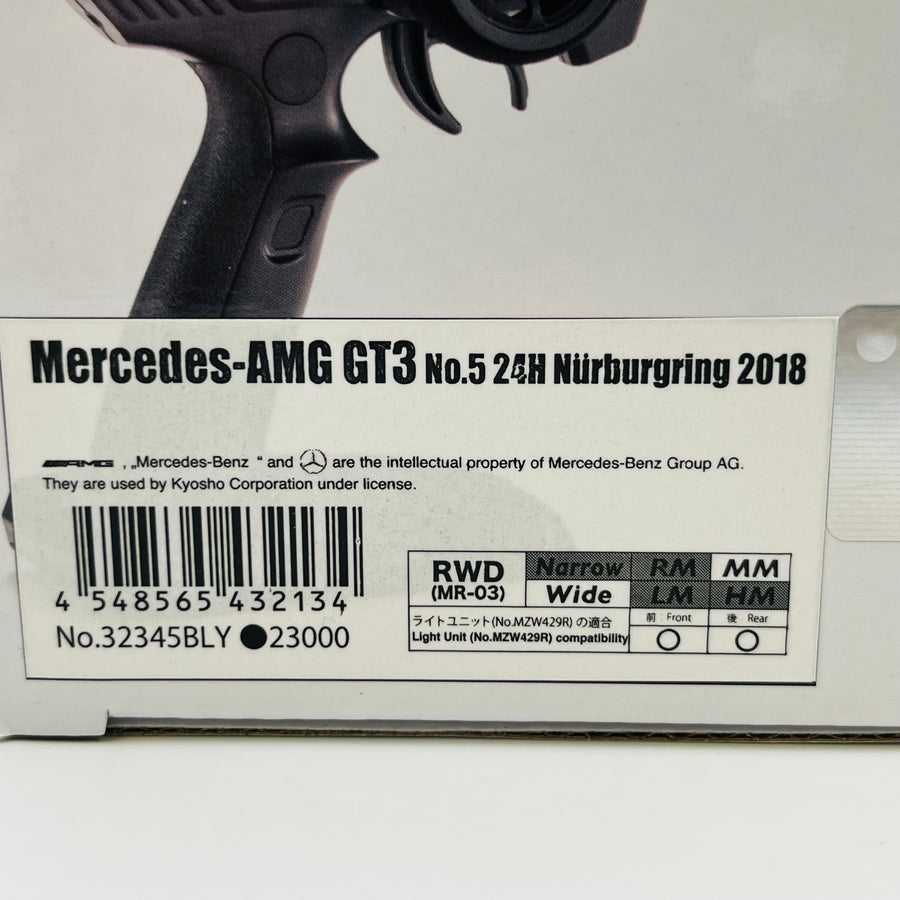 KYOSHO Mini-Z Ready Set RWD Mercedes-AMG GT3 No.5 24H 32345BLY