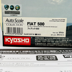 Kyosho Mini-z Body ASC FIAT 500 MCG001W