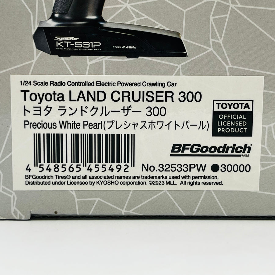 KYOSHO MINI-Z 4x4 readyset Toyota LAND CRUISER 300 Precious White Pearl 32533PW