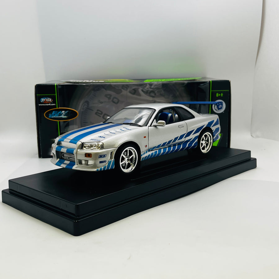 JOY RIDE NISSAN SKYLINE GT-R R34 The Fast &Furious 1/18