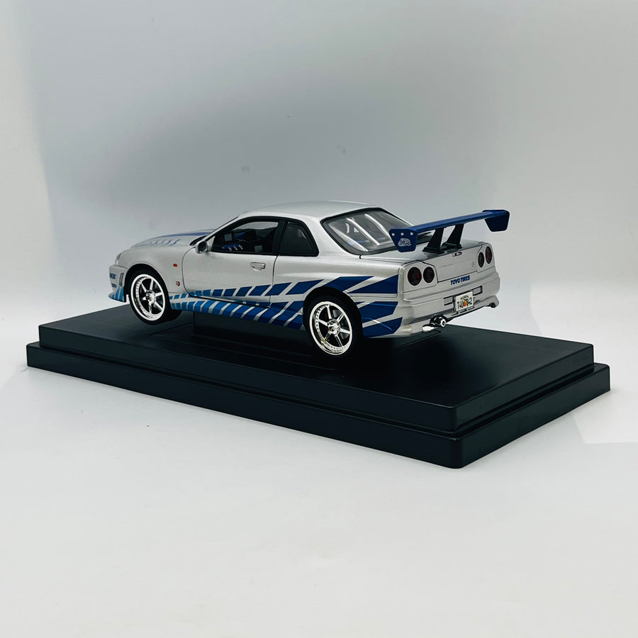 JOY RIDE NISSAN SKYLINE GT-R R34 The Fast &Furious 1/18