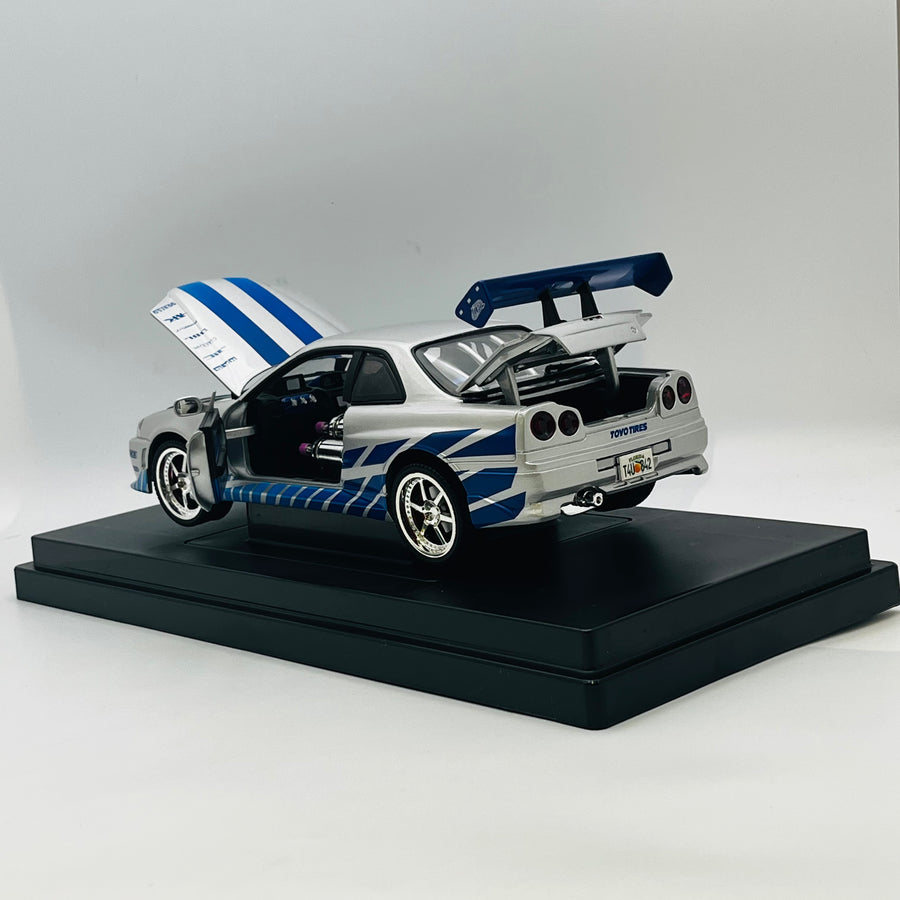 JOY RIDE NISSAN SKYLINE GT-R R34 The Fast &Furious 1/18