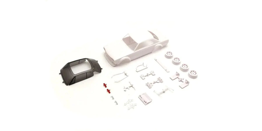 Kyosho Mini-Z Skyline GT-R KPGC10 Racing 1972 White Body Set AWD Wheels MZN222