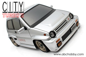 ABC Hobby 1/10 Mini-scale transparent body set Honda City Turbo II M chassis #671314
