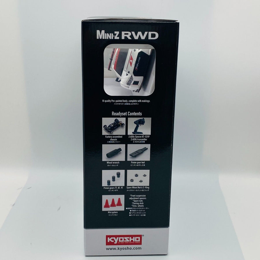 KYOSHO MINI-Z Readyset RWD Audi R8 LMS 2015 “White” RTR 32344AS