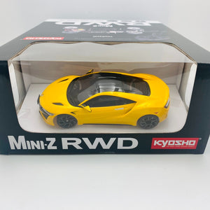 KYOSHO MINI-Z Ready Set 1/27 HONDA NSX Yellow Pearl 32322Y