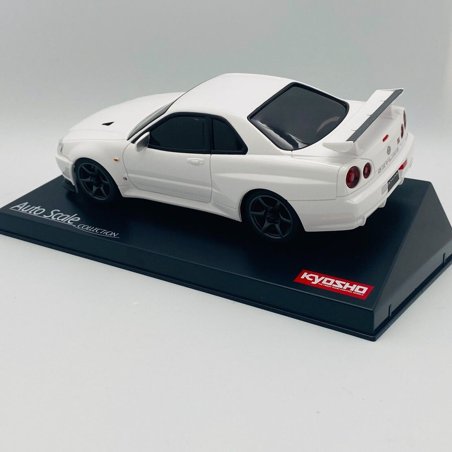 Kyosho MINI-Z Body NISSAN SKYLINE GT-R R34 V.specⅡNur White MZP460W