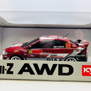 Kyosho MINI-Z AWD MITSUBISHI LANCER EVOLUTION X TEAM PWRC2008 32632M