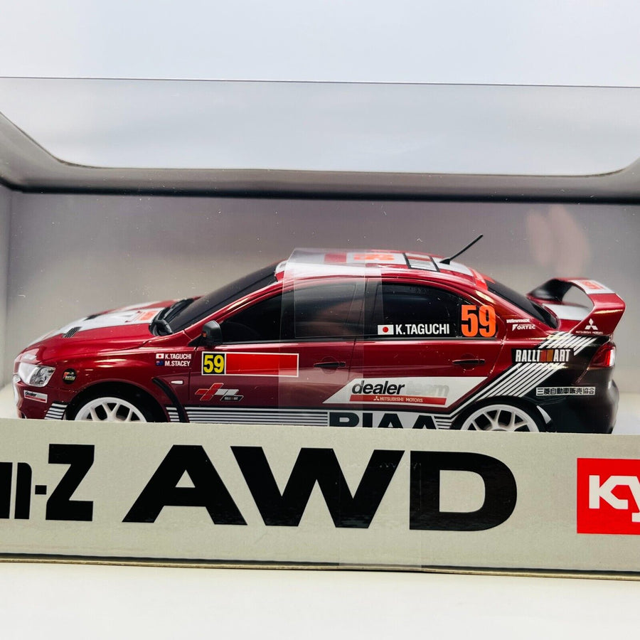 Kyosho MINI-Z AWD MITSUBISHI LANCER EVOLUTION X TEAM PWRC2008 32632M