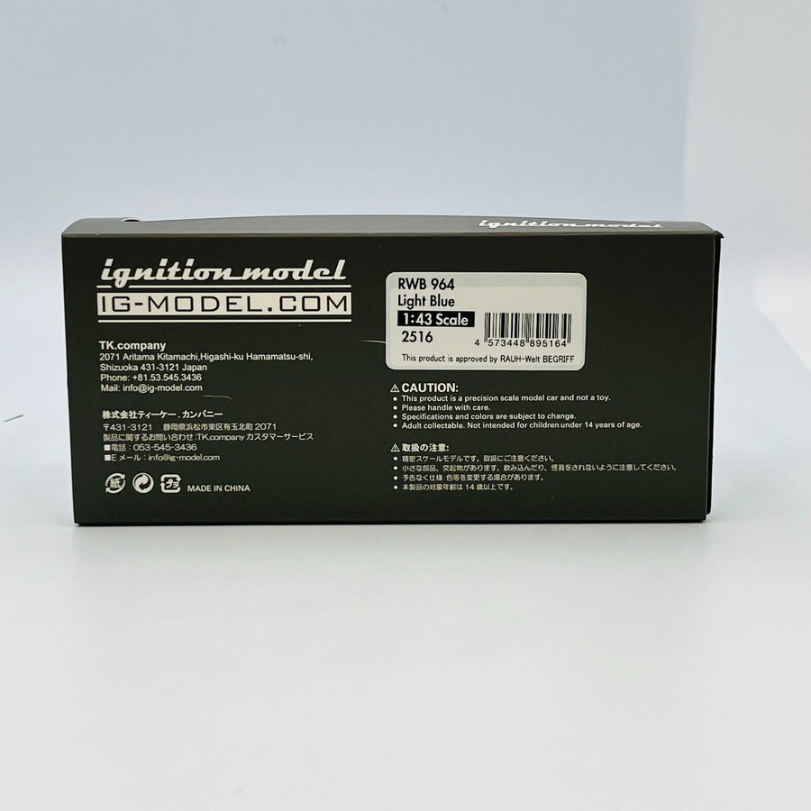ignition model 1/43 RWB 964 White IG2520 – KUM'S TOY BARN