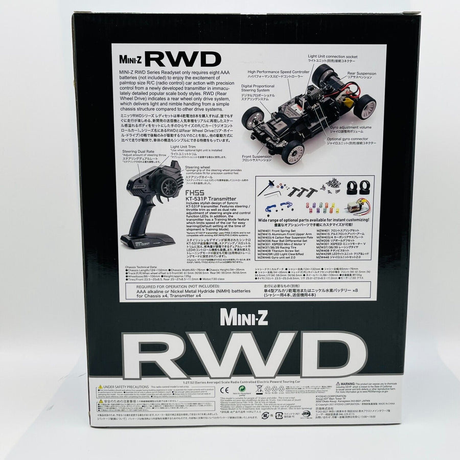Kyosho MINI-Z RWD Series Ready Set CHEVROLET® CORVETTE® ZR1™ Torch Red 32334R