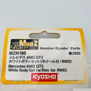 Kyosho Mini-Z body Mercedes-AMG GT3 White body Set MZN198