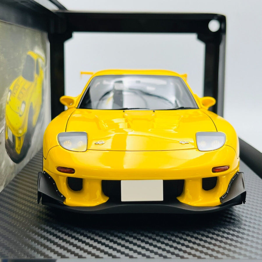 ignition model 1/18 INITIAL D Mazda RX-7(FD-35) Yellow IG2868