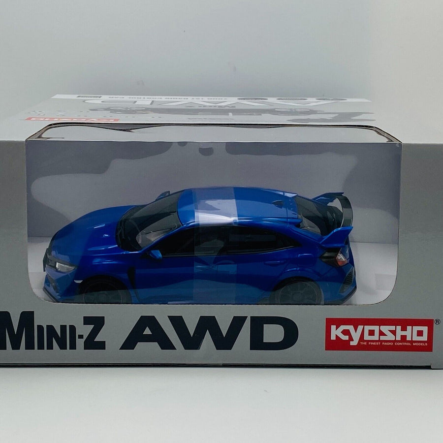 Kyosho MINI-Z Ready Set AWD Honda CIVIC Type-R Brilliant Sporty Blue 32613BL