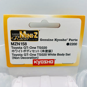 Kyosho Mini-Z body Toyota GT-One TS020 White Body Set MZN158