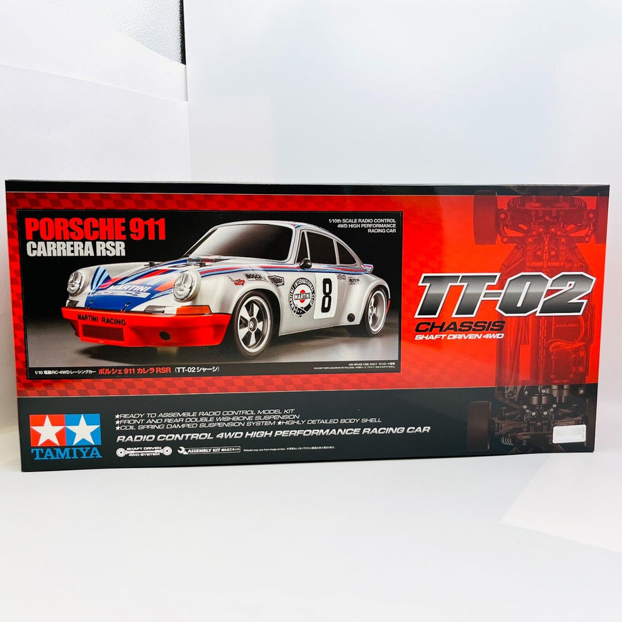 TAMIYA 1/10 RC Porsche 911 Carrera RSR (TT-02 chassis) 58571