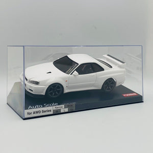 Kyosho MINI-Z Body NISSAN SKYLINE GT-R R34 V.specⅡNur White MZP460W