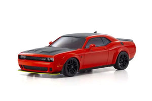 Kyosho ASC DODGE CHALLENGER SRT HELLCAT REDEYE Tor Red MZP451R