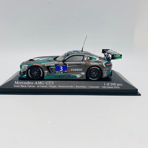 MINICHAMPS 1/43 Mercedes AMG GT3 Team Black Falcon 24h Dubai 2016