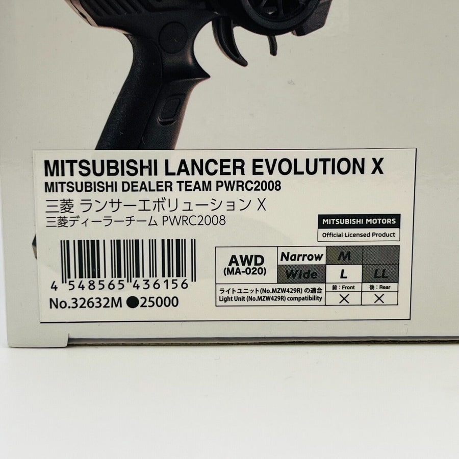 Kyosho MINI-Z AWD MITSUBISHI LANCER EVOLUTION X TEAM PWRC2008 32632M