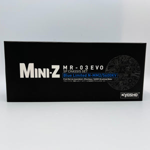 Kyosho MINI-Z Racer MR-03EVO SP Chassis Set Blue Limited (N-MM2/5600KV) 32793SP