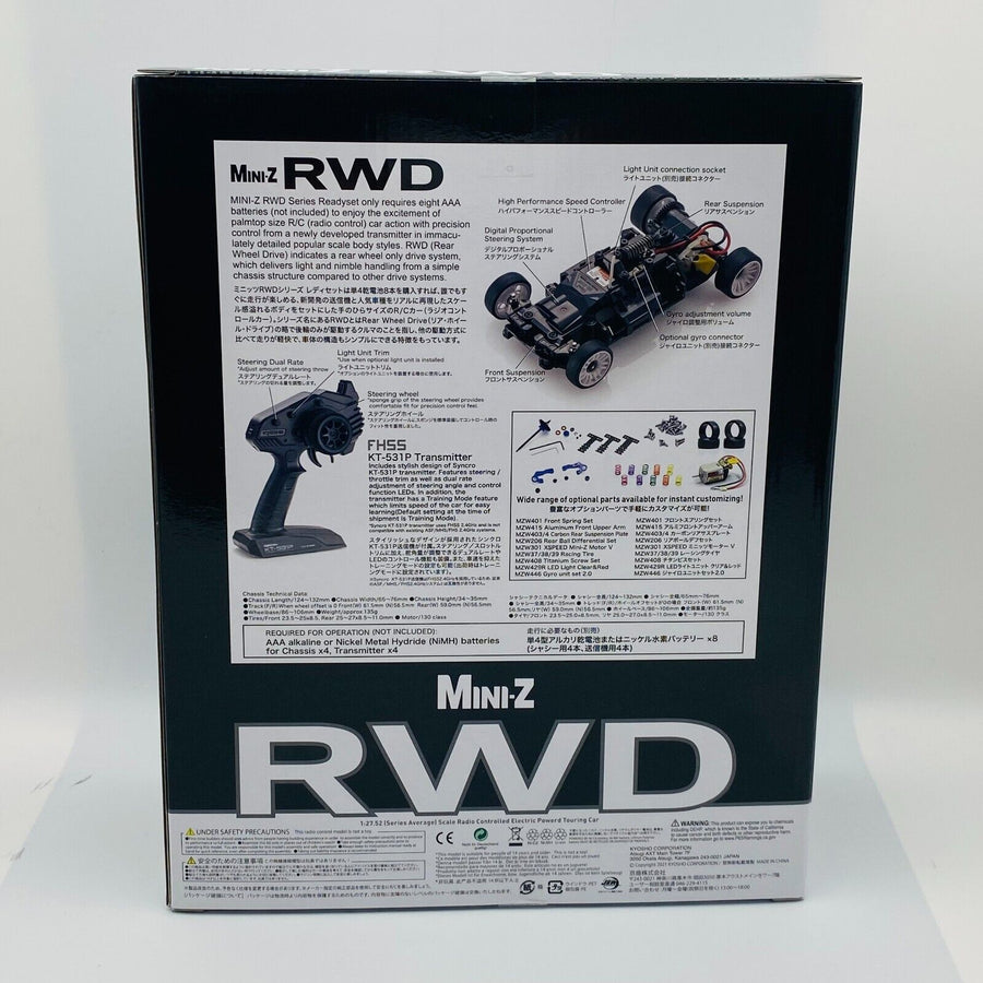 KYOSHO MINI-Z Readyset RWD Audi R8 LMS 2015 “White” RTR 32344AS