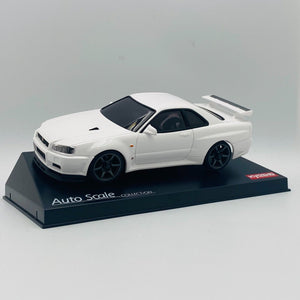 Kyosho MINI-Z Body NISSAN SKYLINE GT-R R34 V.specⅡNur White MZP460W