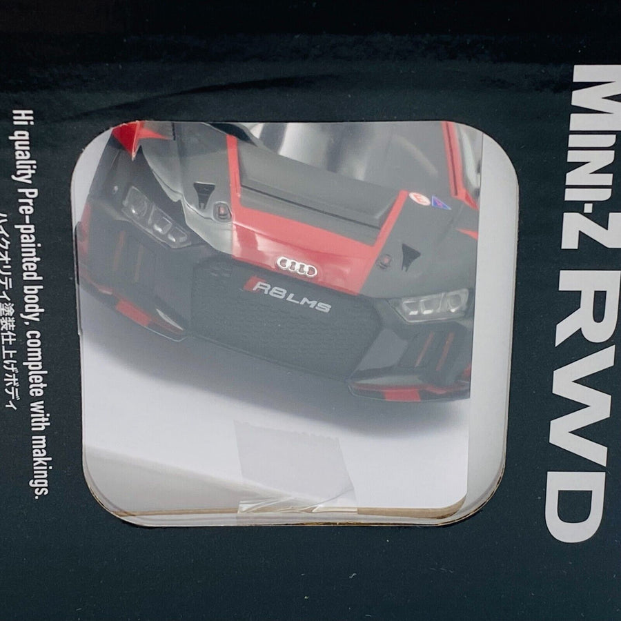 KYOSHO MINI-Z Readyset RWD Audi R8 LMS 2016 “Black/Red”  32344BKR