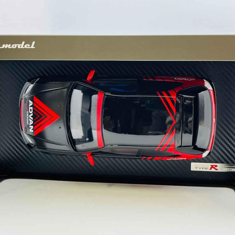 ignition 1/18 Honda CIVIC (EK9) Type R Black/Red IG2679