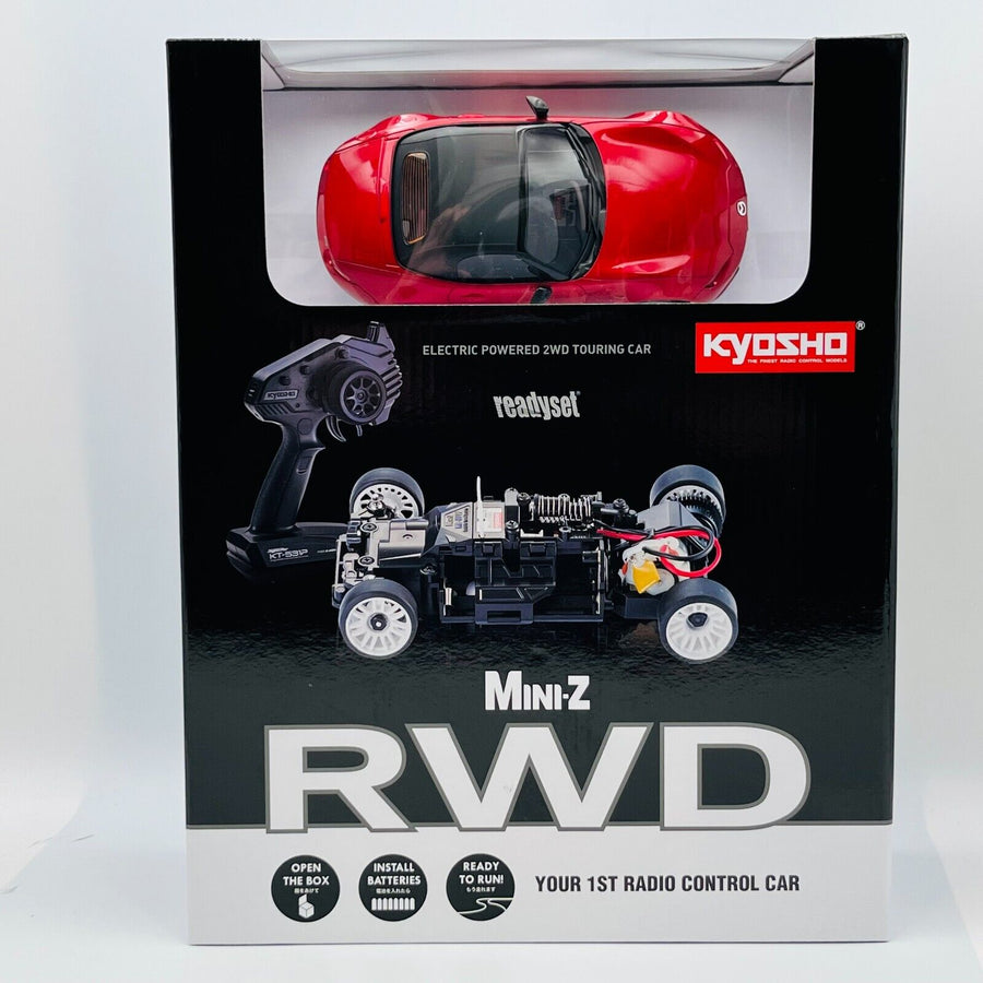 Kyosho MINI-Z RWD readyset MAZDA Roadster Soul Red Premium Metallic 32341MR