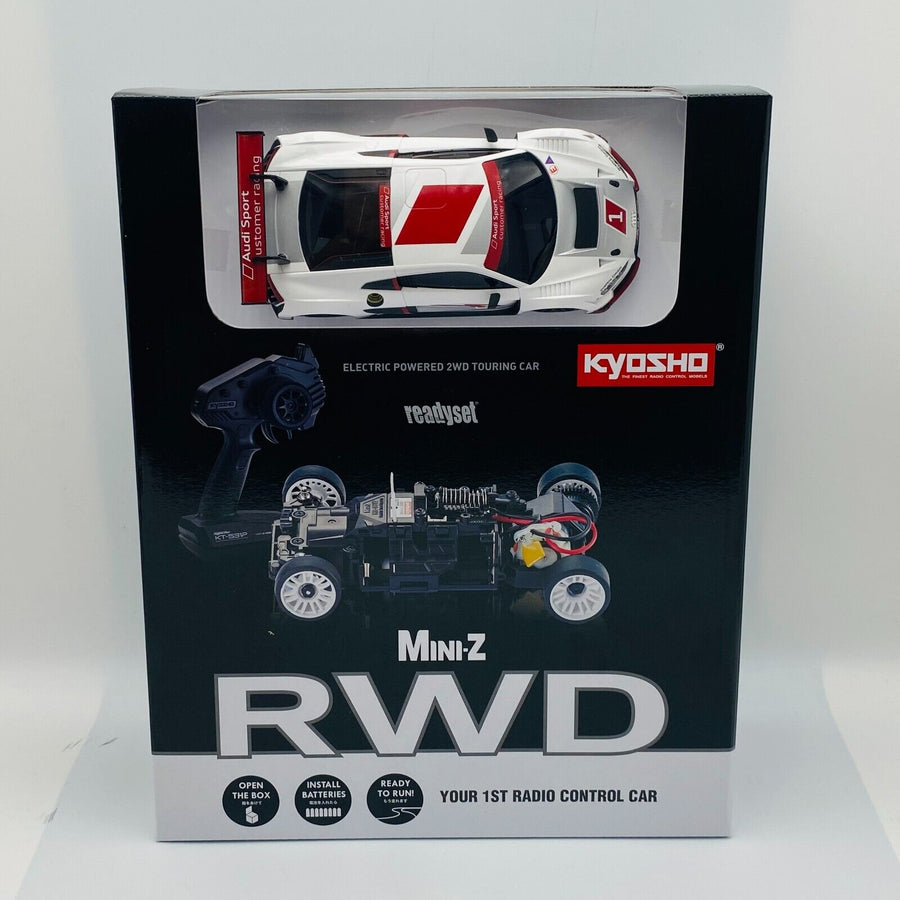 KYOSHO MINI-Z Readyset RWD Audi R8 LMS 2015 “White” RTR 32344AS