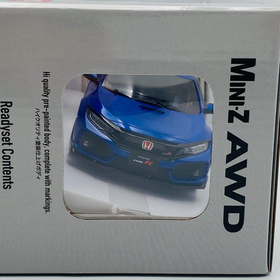 Kyosho MINI-Z Ready Set AWD Honda CIVIC Type-R Brilliant Sporty Blue 32613BL